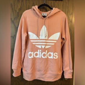 Adidas Women’s M Athletic Hoodie Sweatshirt Pink NWOT